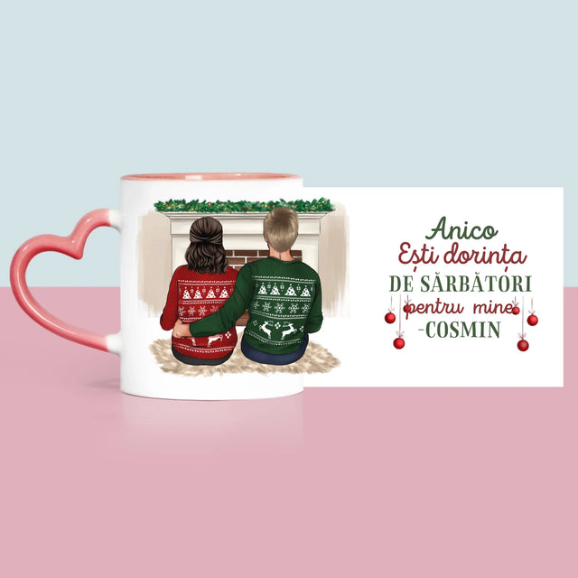 Creator De Personaj: Cuplu Crăciun - Cană