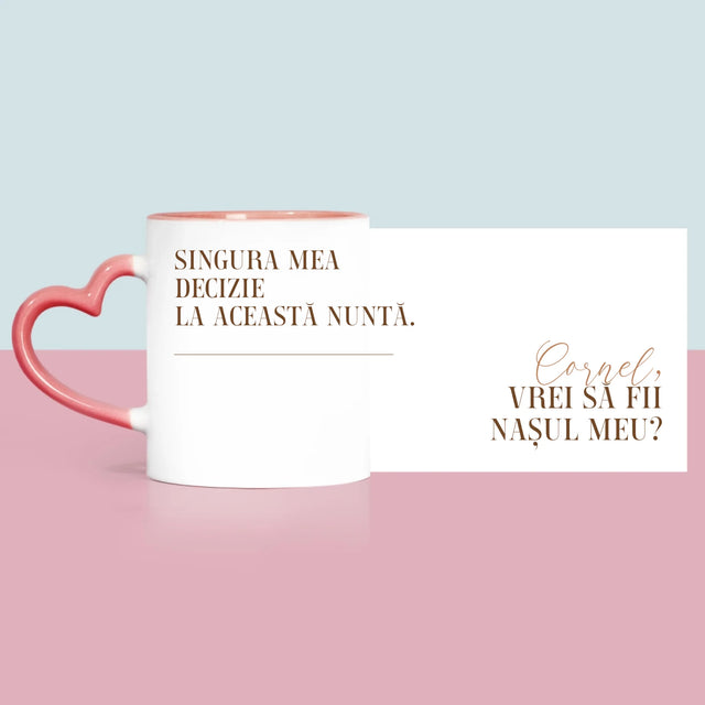 Numele Și Semnătura: Singura Mea Decizie - Cană