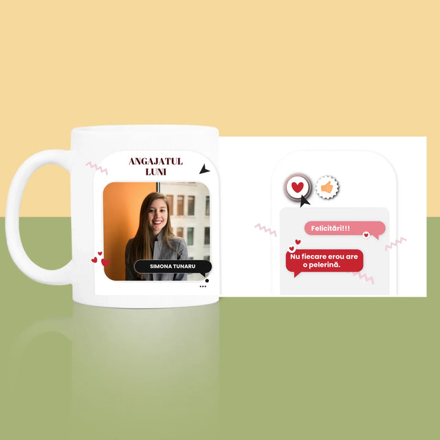 Fotografie Si Semnătură: Angajatul Lunii - Cană