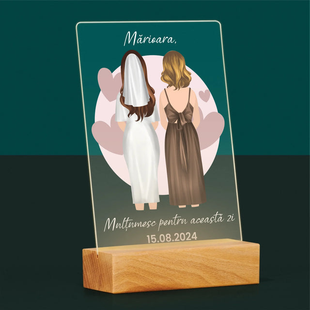 Creator De Personaj: Nașa - Imprimare Pe Sticlă Acrilică (Verticală)