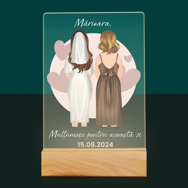 Creator De Personaj: Nașa - Imprimare Pe Sticlă Acrilică (Verticală)