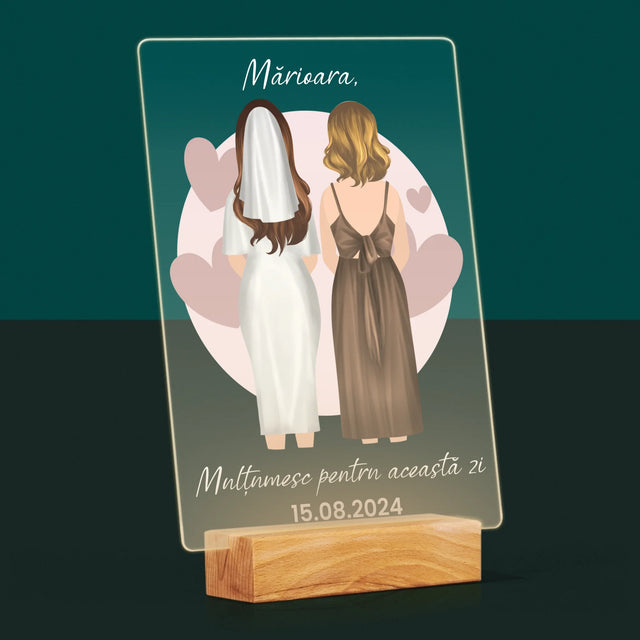 Creator De Personaj: Nașa - Imprimare Pe Sticlă Acrilică (Verticală)