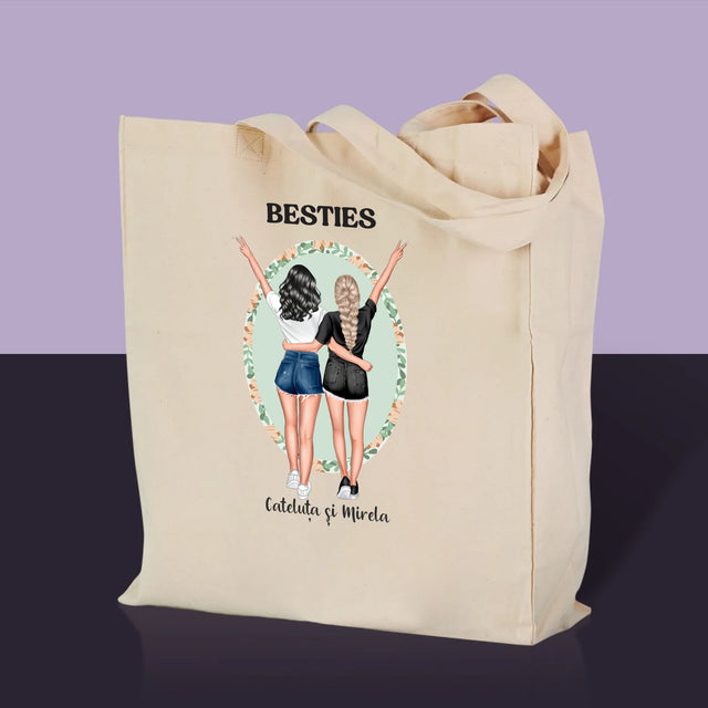 Creator De Personaj: Best Friends - Sacoșă De Pânză