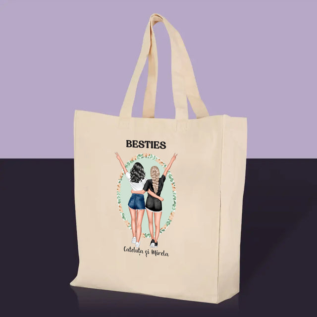 Creator De Personaj: Best Friends - Sacoșă De Pânză