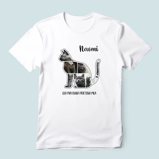 Formă Din Fotografii: Mâțul Cel Mai Bun Prieten - Tricou Pentru Bărbați