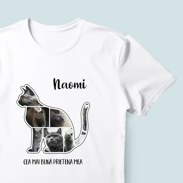 Formă Din Fotografii: Mâțul Cel Mai Bun Prieten - Tricou Pentru Bărbați