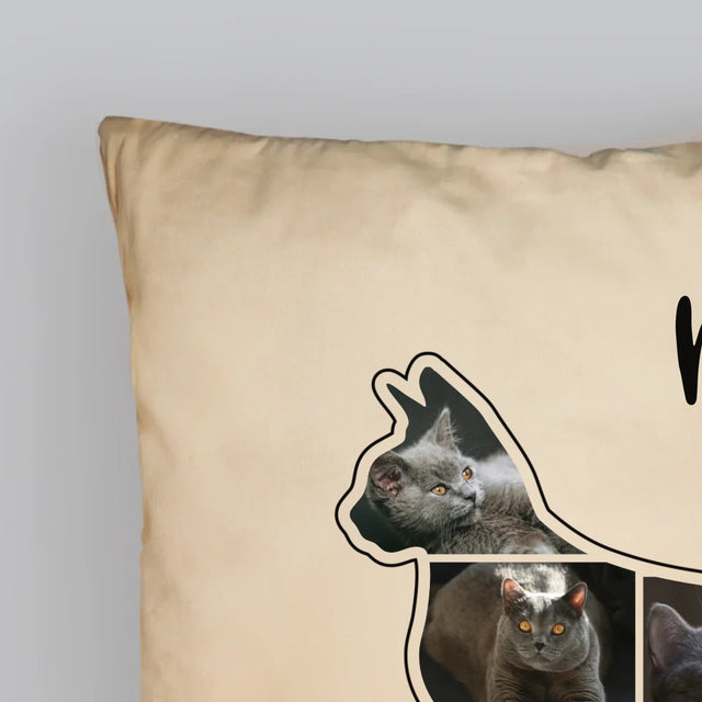 Formă Din Fotografii: Mâțul Cel Mai Bun Prieten - Pernă (Cu Fotografie)