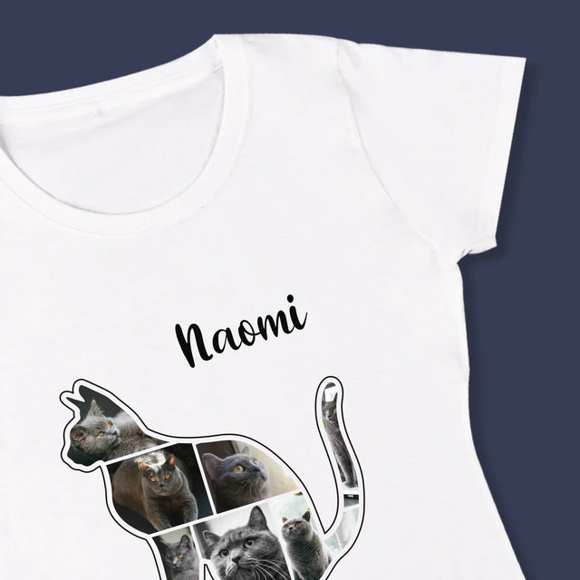 Formă Din Fotografii: Mâțul Cel Mai Bun Prieten - Tricou Pentru Femei