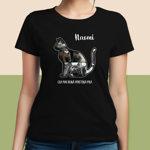 Formă Din Fotografii: Mâțul Cel Mai Bun Prieten - Tricou Pentru Femei