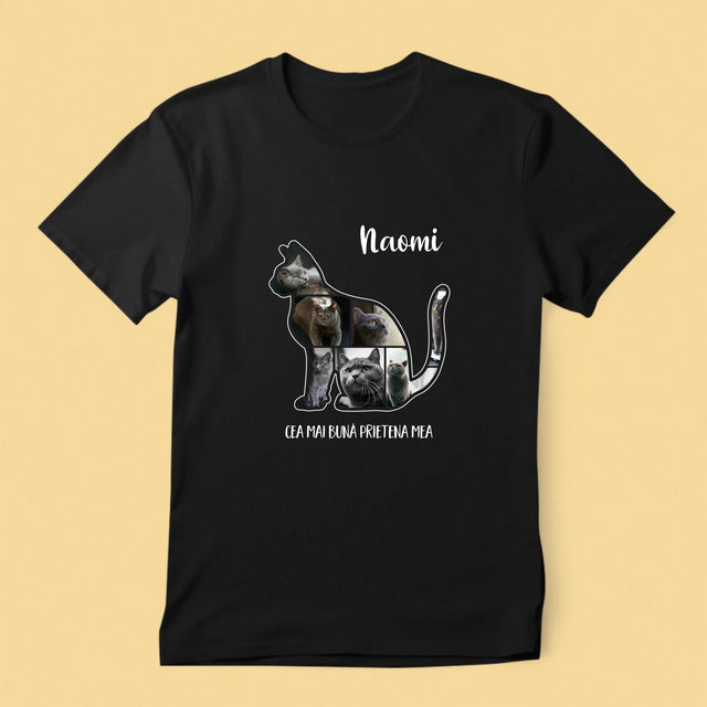 Formă Din Fotografii: Mâțul Cel Mai Bun Prieten - Tricou Pentru Bărbați