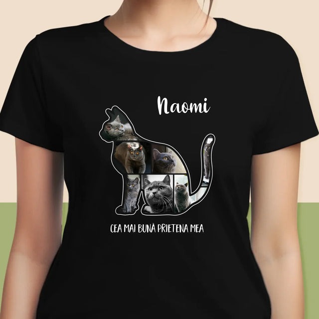 Formă Din Fotografii: Mâțul Cel Mai Bun Prieten - Tricou Pentru Femei