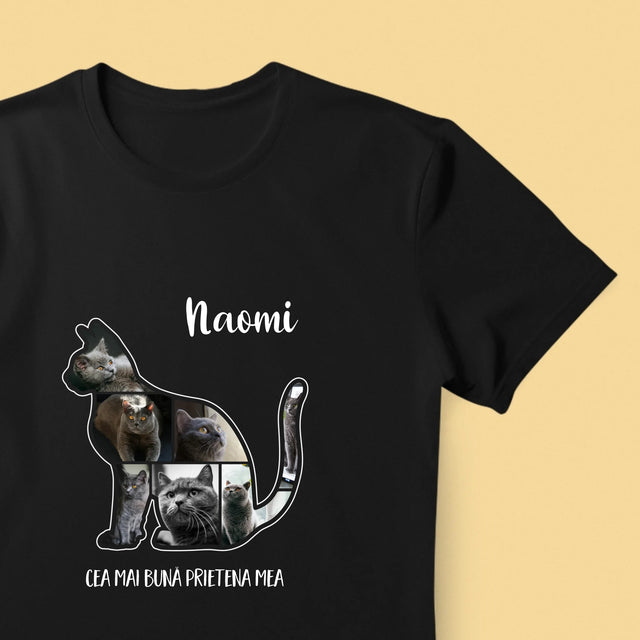 Formă Din Fotografii: Mâțul Cel Mai Bun Prieten - Tricou Pentru Bărbați