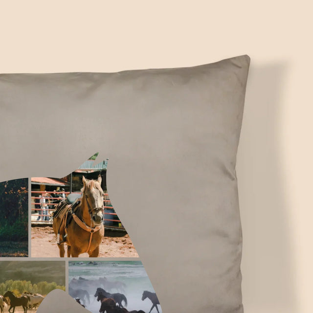 Formă Din Fotografii: Cal - Pernă (Cu Fotografie)