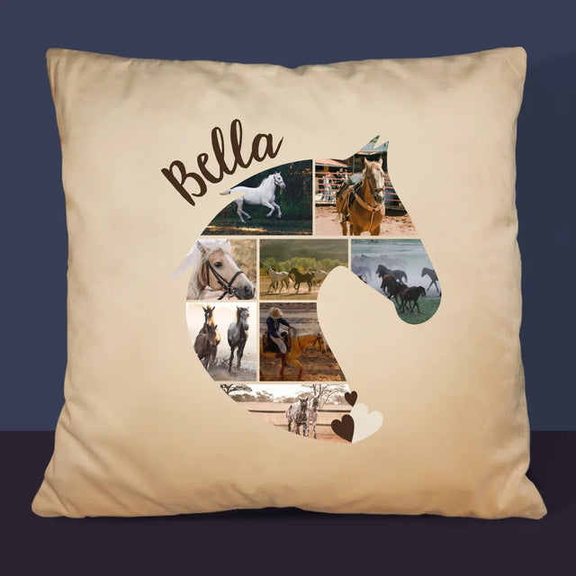 Formă Din Fotografii: Cal - Pernă (Cu Fotografie)