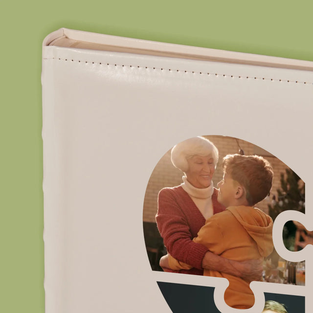 Colaj De Fotografii: Puzzle Inimă Pentru Bunică - Album Foto