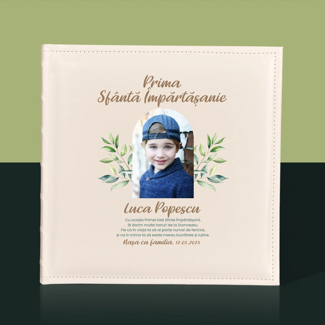 Fotografie Si Semnătură: Felicitări Cu Ocazia Primei Sfinte Împărtășanii - Album Foto