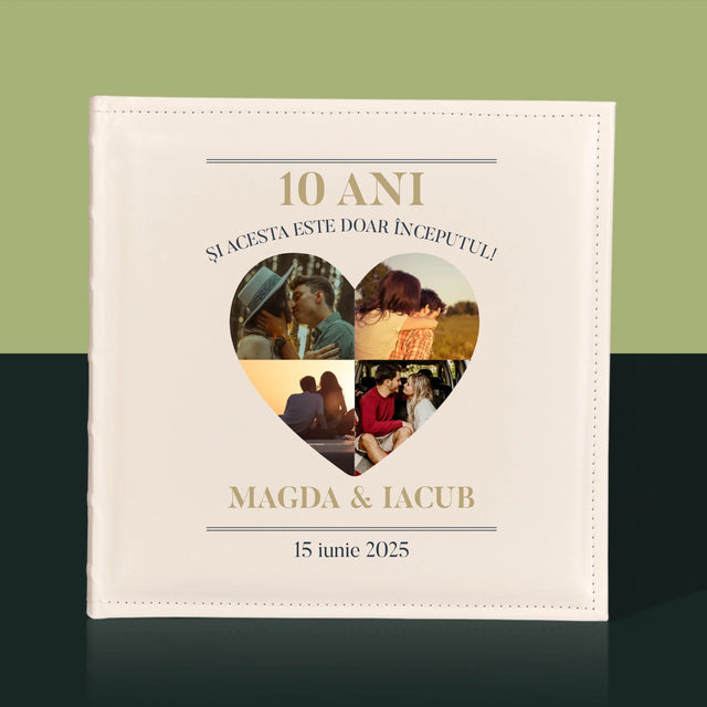 Formă Din Fotografii: Aniversare Inimă - Album Foto