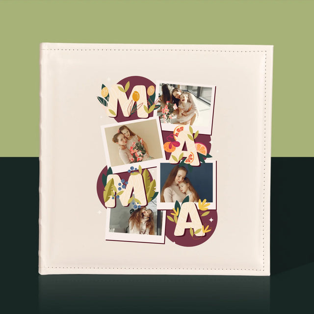 Colaj De Fotografii: Litere Mama - Album Foto