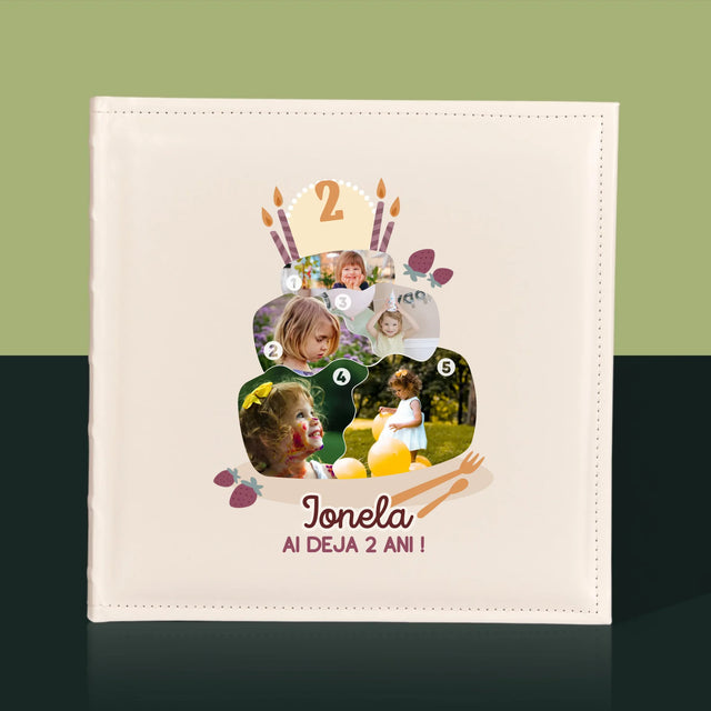 Formă Din Fotografii: Tort De Zi De Naștere - Album Foto