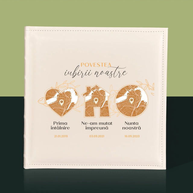 Harta Oraș: Povestea Iubirii Noastre - Album Foto