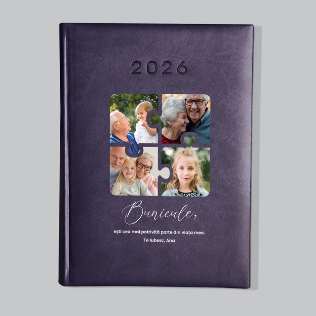 Colaj De Fotografii: Puzzle Fotografii Pentru Bunic - Calendar De Carte (Fotografie)