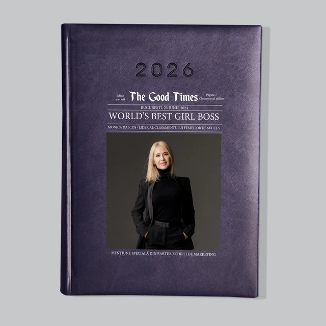 Copertă Derevistă: World’S Best Girl Boss - Calendar De Carte (Fotografie)