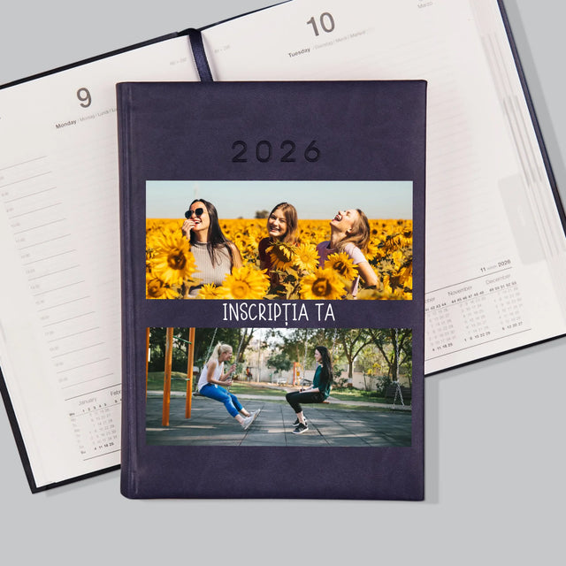 Colaj De Fotografii: 2 Fotografii Cu Inscripție - Calendar De Carte (Fotografie)