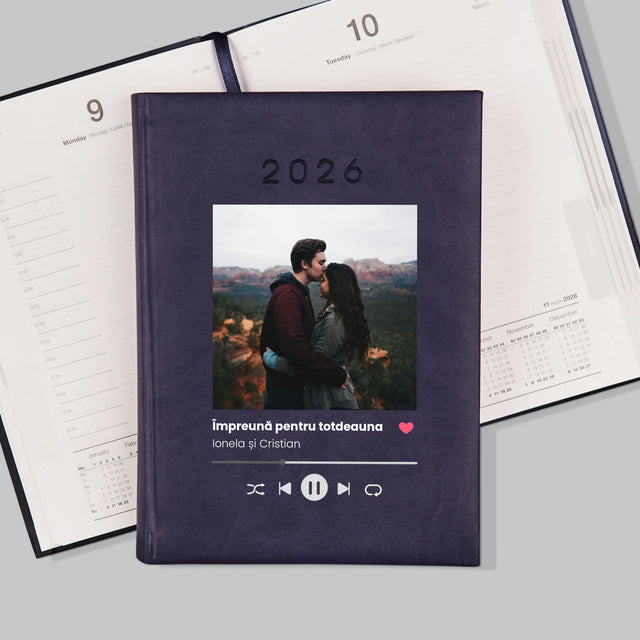 Fotografie Si Semnătură: Spotify Cu Fotografia Ta - Calendar De Carte (Fotografie)