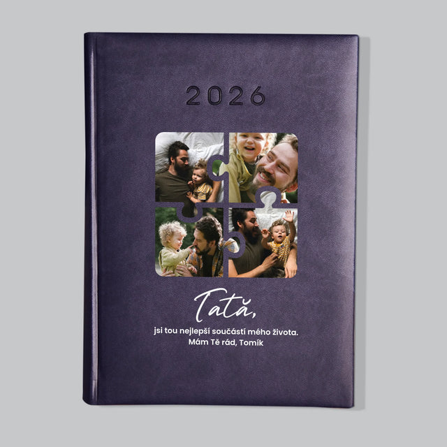 Colaj De Fotografii: Puzzle Fotografie Pentru Tata - Calendar De Carte (Fotografie)