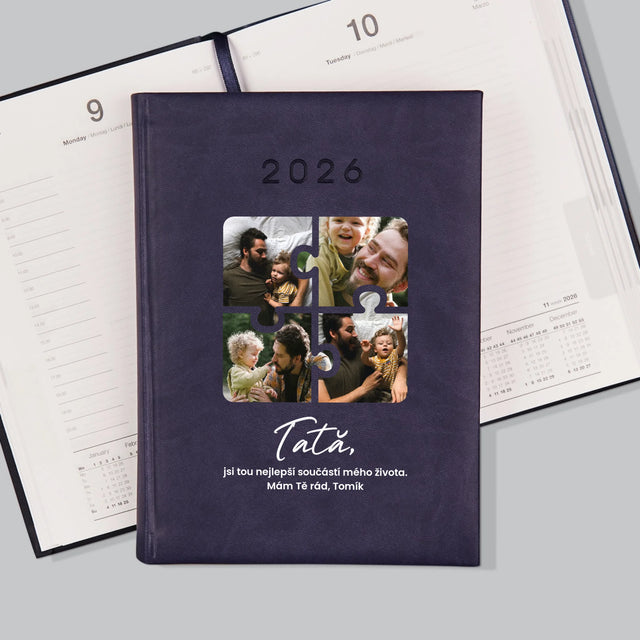 Colaj De Fotografii: Puzzle Fotografie Pentru Tata - Calendar De Carte (Fotografie)