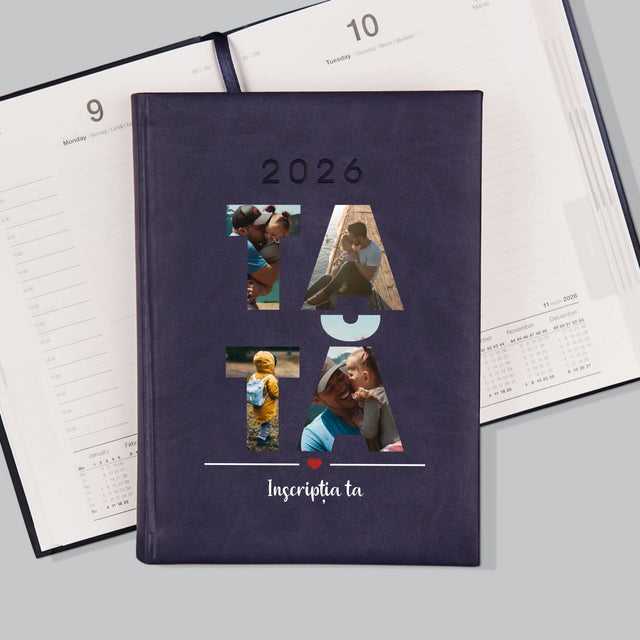 Cuvânt Din Fotografii: Tată Din Fotografiile Tale - Calendar De Carte (Fotografie)