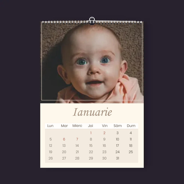 Colaj De Fotografii: Prima Noastră Zi A Bunicei Și Bunicului - Calendar De Perete