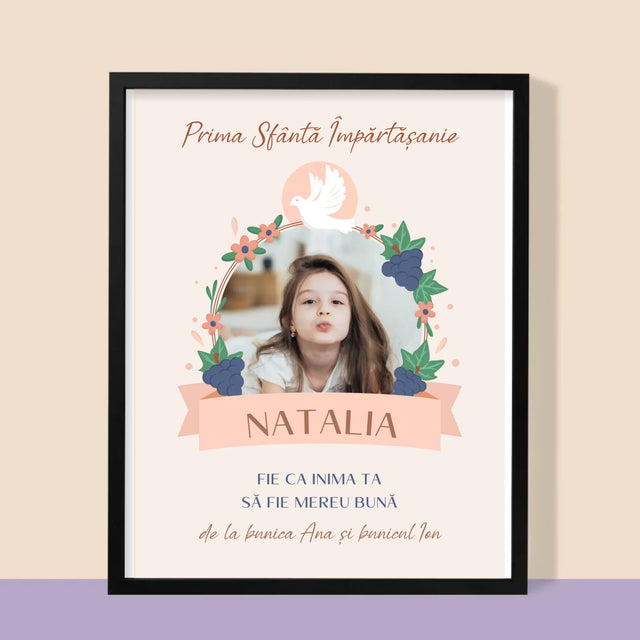 Fotografie Si Semnătură: Bunătate În Inima Împărtășirii - Imprimare Cu Ramă 30X40 (Verticală)