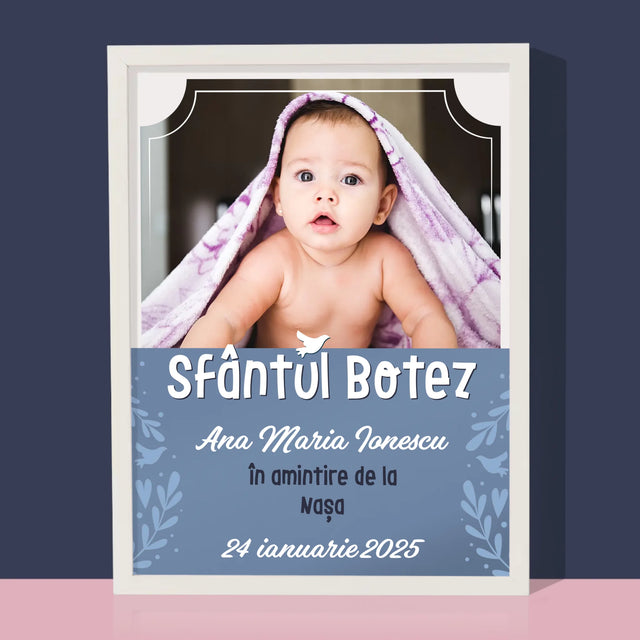 Fotografie Si Semnătură: Sfântul Botez - Imprimare Cu Ramă 30X40 (Verticală)
