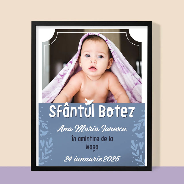 Fotografie Si Semnătură: Sfântul Botez - Imprimare Cu Ramă 30X40 (Verticală)