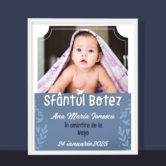Fotografie Si Semnătură: Sfântul Botez - Imprimare Cu Ramă 30X40 (Verticală)
