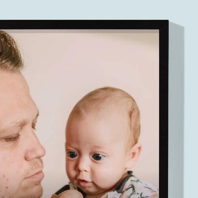 Fotografie Si Semnătură: Prima Ta Zi În Rolul De Tată - Imprimare Cu Ramă 30X40 (Verticală)