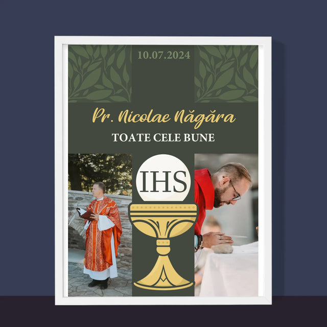 Colaj De Fotografii: Toate Cele Mai Bune Urări - Imprimare Cu Ramă 30X40 (Verticală)