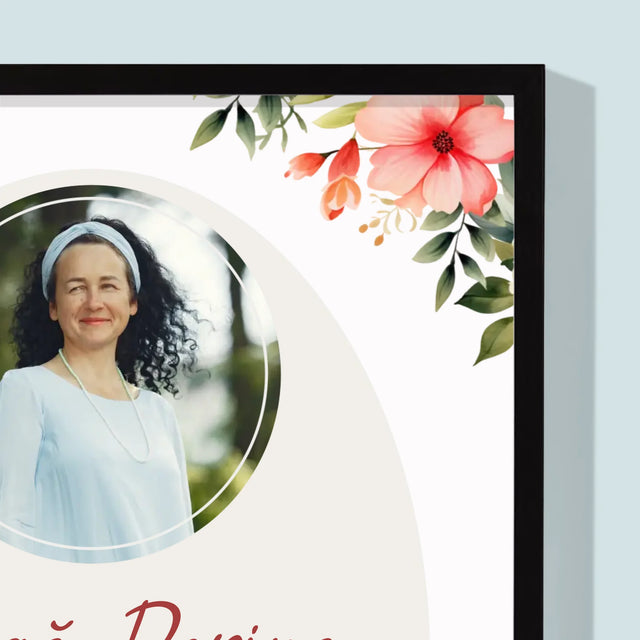 Fotografie Si Semnătură: Pensionare Minunată - Imprimare Cu Ramă 30X40 (Verticală)