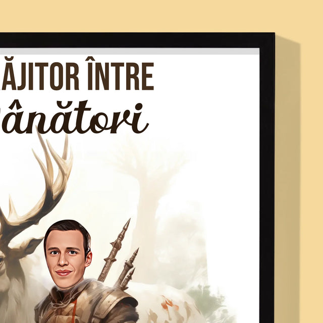 Personajul Tău: Vrăjitor Între Vânători - Imprimare Cu Ramă 30X40 (Verticală)