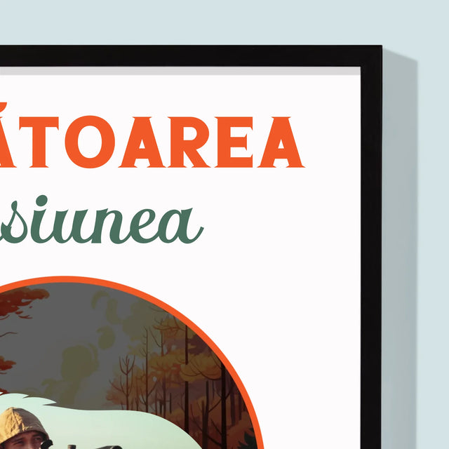 Fotografie Si Semnătură: Pasiune De Vânătoare - Imprimare Cu Ramă 30X40 (Verticală)