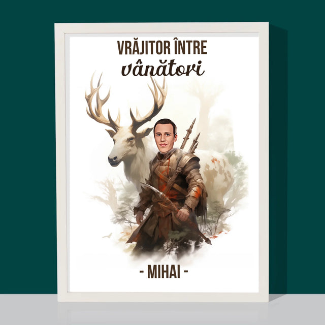 Personajul Tău: Vrăjitor Între Vânători - Imprimare Cu Ramă 30X40 (Verticală)