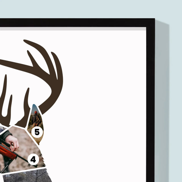 Formă Din Fotografii: Cel Mai Bun Vânător - Imprimare Cu Ramă 30X40 (Verticală)