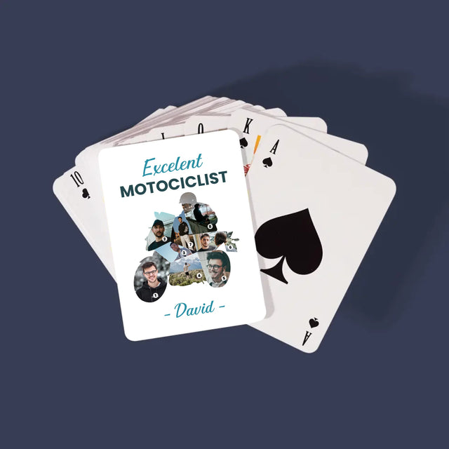Formă Din Fotografii: Motociclist Excelent - Cărți De Jok