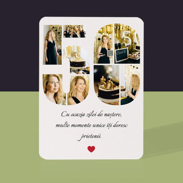 Formă Din Fotografii: A 50 Zi De Naștere - Cărți De Jok