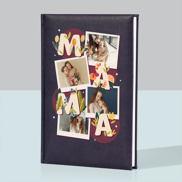 Colaj De Fotografii: Litere Mama - Carte Pentru Notițe