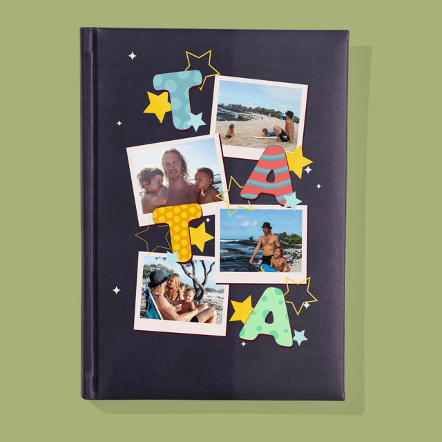 Colaj De Fotografii: Litere Tată - Carte Pentru Notițe