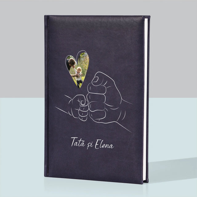 Fotografie Si Semnătură: Tata Copilul Mânuța - Carte Pentru Notițe