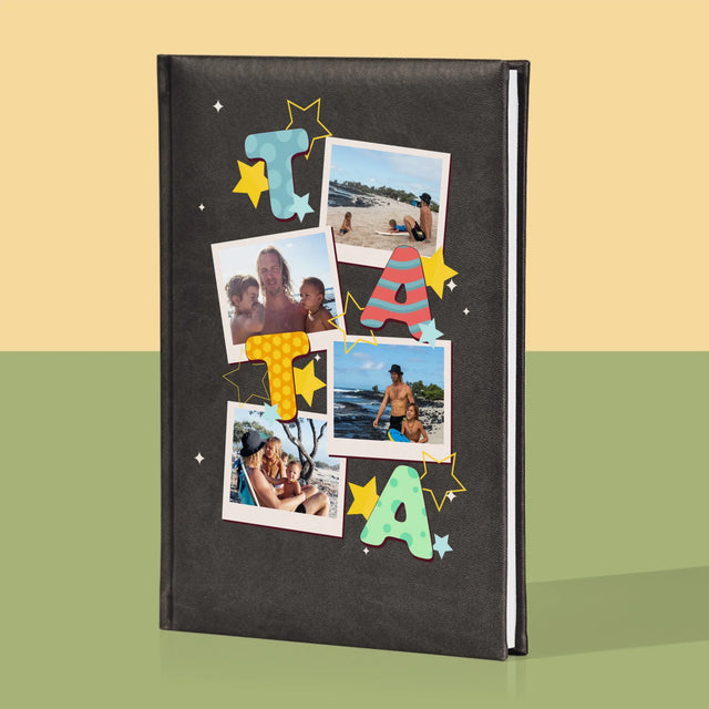 Colaj De Fotografii: Litere Tată - Carte Pentru Notițe