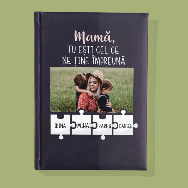 Fotografie Si Semnătură: Mamă, Tu Ești Ceea Care Ne Ține Împreună - Carte Pentru Notițe